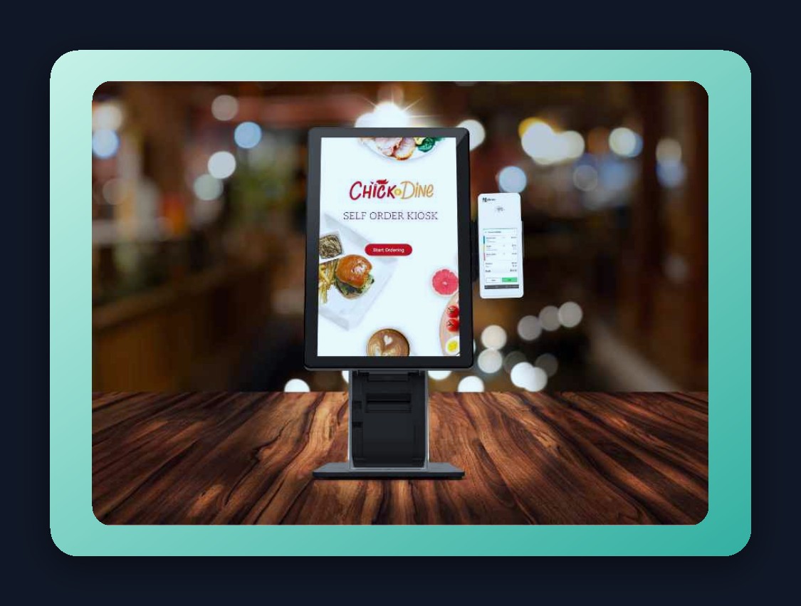 Self-order kiosk installed by Swipe Tech