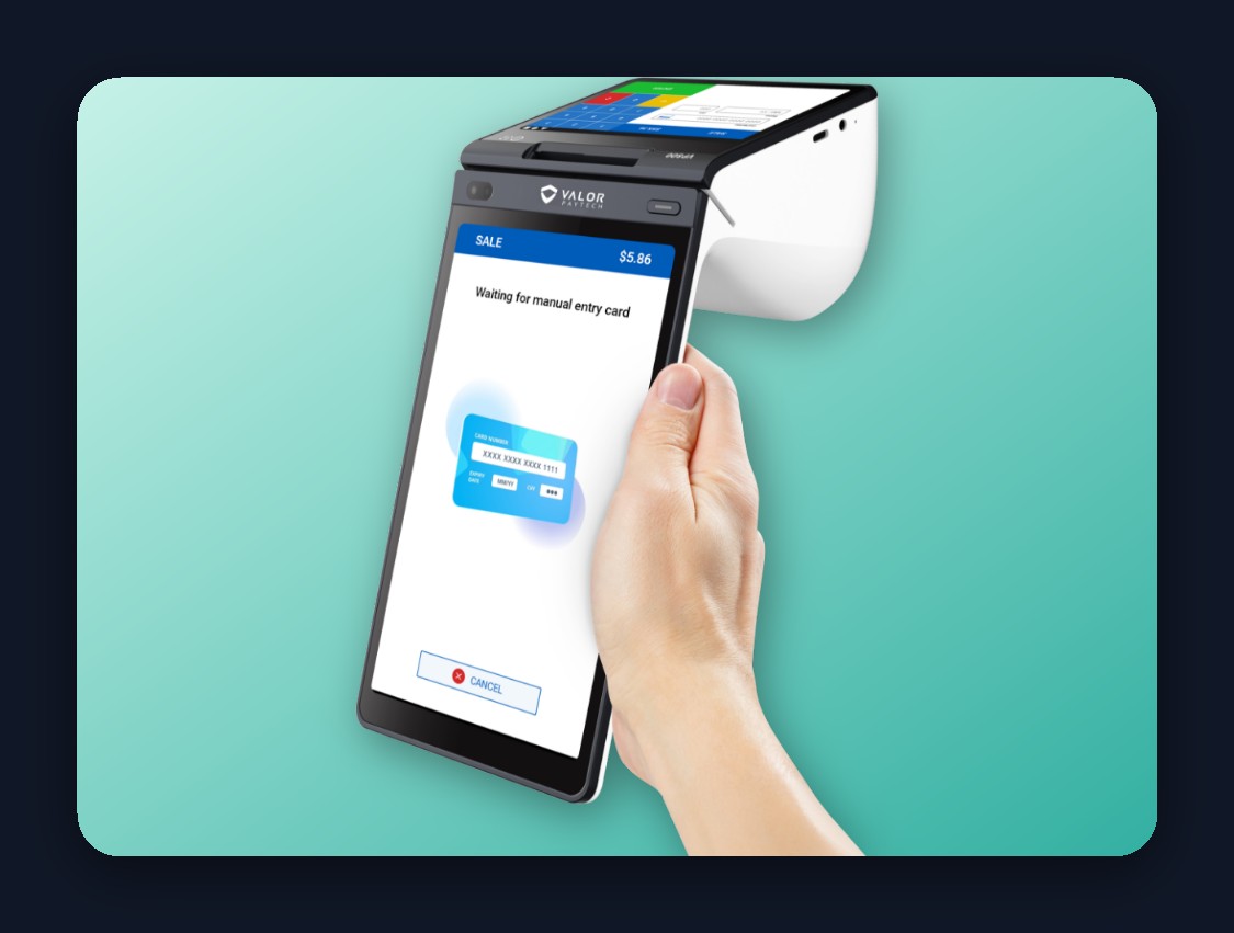 Valor wireless terminal from Swipe Tech